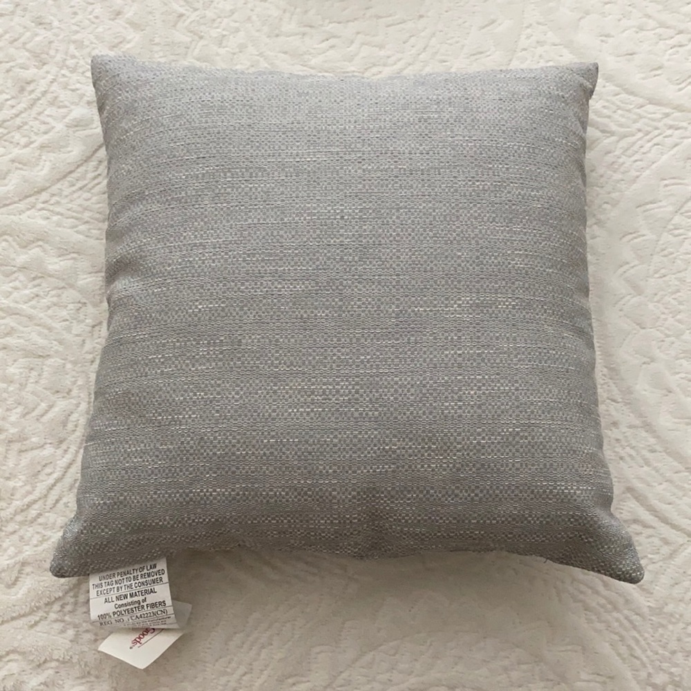 Grey Decorative Pillow